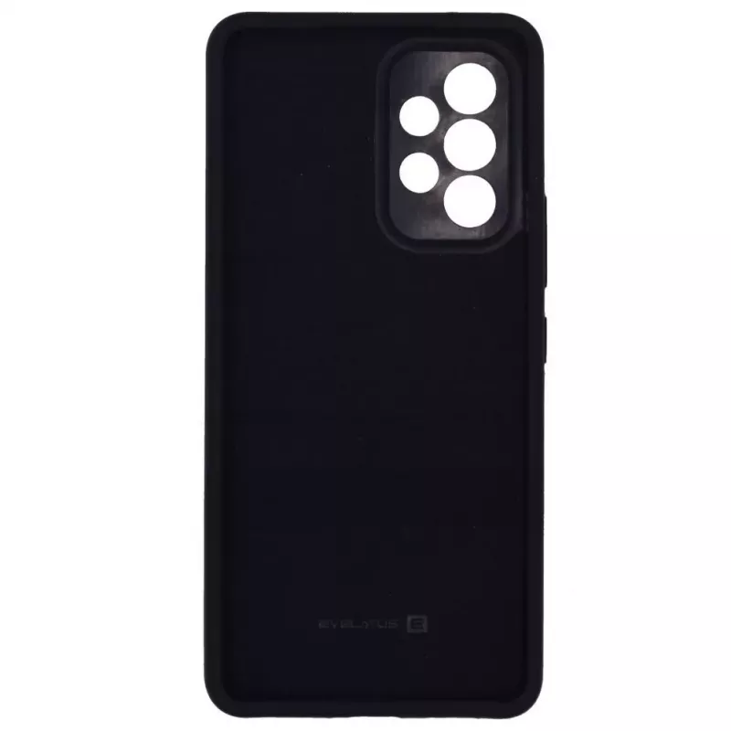 Evelatus Samsung Galaxy A73 5G Capa de silicone Premium Soft Touch preta