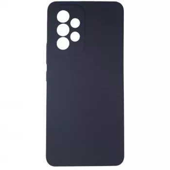 Evelatus Samsung Galaxy A73 5G Capa de silicone Premium Soft Touch azul-marinho