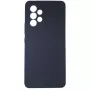 Evelatus Samsung Galaxy A73 5G Capa de silicone Premium Soft Touch azul-marinho