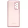 Evelatus Samsung Galaxy A73 5G Capa de silicone Premium Soft Touch rosa-areia