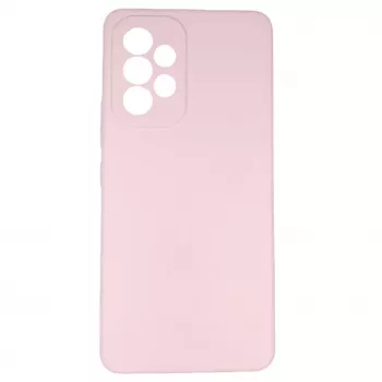 Evelatus Samsung Galaxy A73 5G Capa de silicone Premium Soft Touch rosa-areia