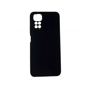 Evelatus Xiaomi Redmi Note 11/11S Capa de silicone Premium Soft Touch preta