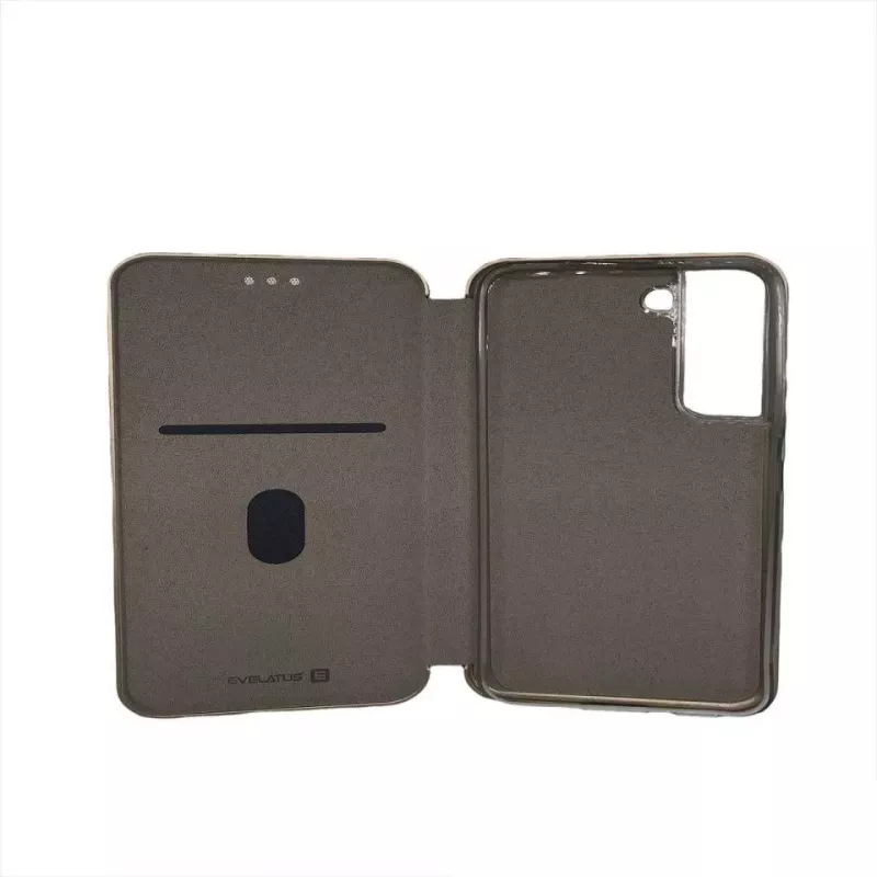 Evelatus Samsung S22 Capa tipo livro dourada
