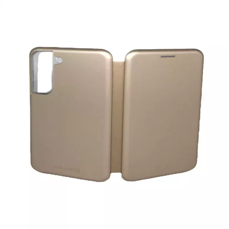 Evelatus Samsung S22 Capa tipo livro dourada