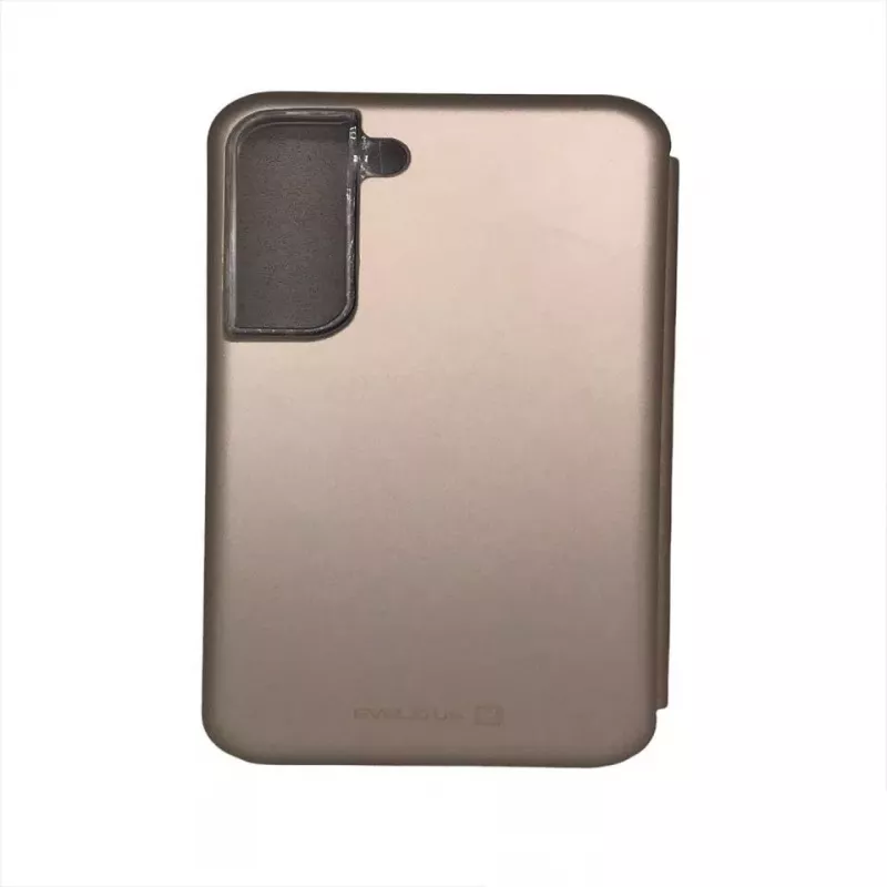 Evelatus Samsung S22 Capa tipo livro dourada