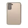 Evelatus Samsung Galaxy S21 FE Capa tipo livro dourada