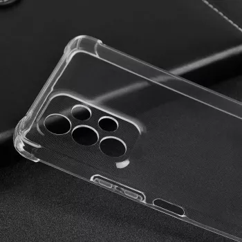 Evelatus Samsung Galaxy A13 4G LTE Capa de silicone militar à prova de choque TPU transparente