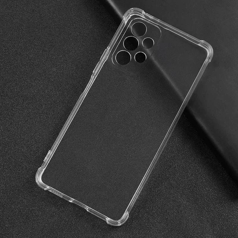 Evelatus Samsung Galaxy A13 4G LTE Capa de silicone militar à prova de choque TPU transparente