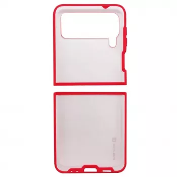 Evelatus Samsung Galaxy Z Flip 3 Capa acrílica mate vermelha