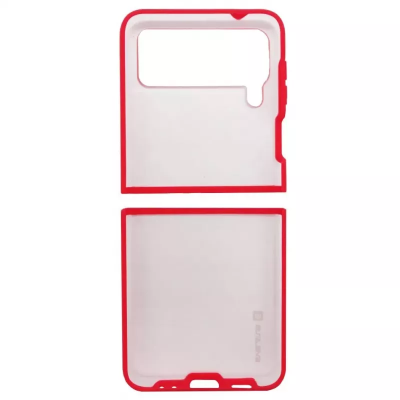 Evelatus Samsung Galaxy Z Flip 3 Capa acrílica mate vermelha