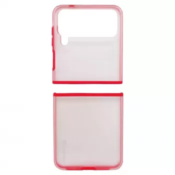 Evelatus Samsung Galaxy Z Flip 3 Capa acrílica mate vermelha