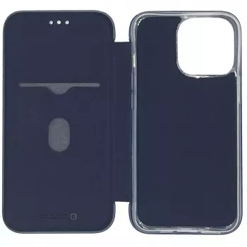 Evelatus Apple iPhone 12/12 Pro Capa tipo livro azul-escura