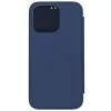 Evelatus Apple iPhone 13 Pro Capa tipo livro azul-escura