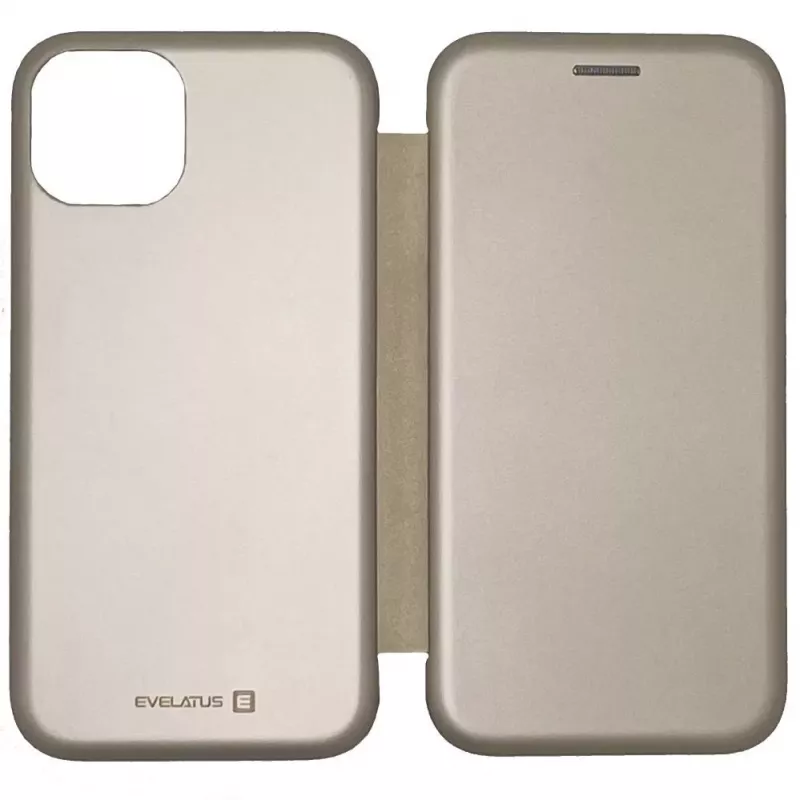 Evelatus Apple iPhone 13 Pro Capa tipo livro dourada