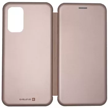 Evelatus Book Case para Samsung Galaxy A13 4G LTE Rose Gold