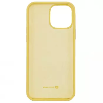 Evelatus Capa de silicone Premium Soft Touch para Apple iPhone 12 Pro Max Amarelo