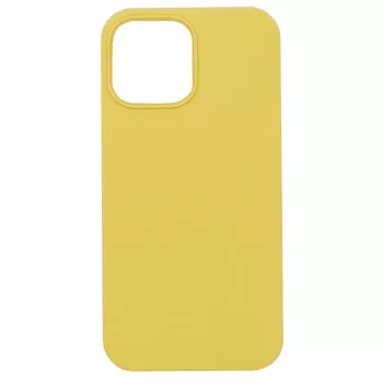Evelatus Capa de silicone Premium Soft Touch para Apple iPhone 12 Pro Max Amarelo