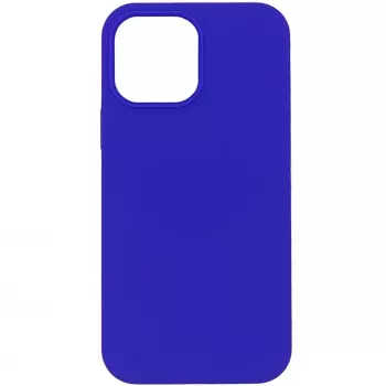 Evelatus Capa de silicone Premium Soft Touch para Apple iPhone 13 Pro Max Azul-escuro