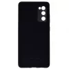 Evelatus Capa de silicone Premium Soft Touch para Samsung Galaxy S20 FE / S20 FE 5G Preto
