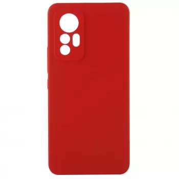 Evelatus Capa de silicone Premium Soft Touch para Xiaomi 12 Pro Vermelho