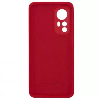 Evelatus Capa de silicone Premium Soft Touch para Xiaomi 12/12X Vermelho