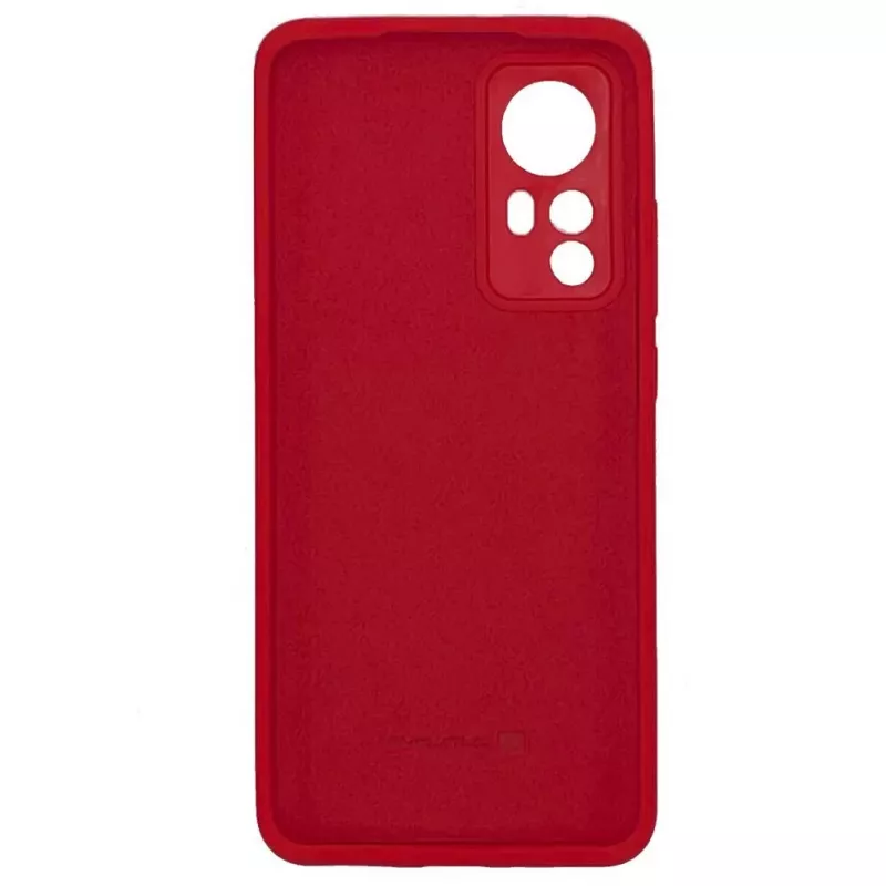 Evelatus Capa de silicone Premium Soft Touch para Xiaomi 12/12X Vermelho