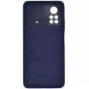 Evelatus Capa de silicone Premium Soft Touch para Xiaomi Poco X4 Pro 5G Azul