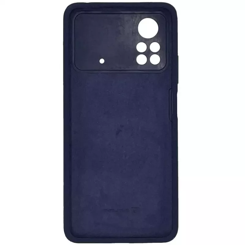 Evelatus Capa de silicone Premium Soft Touch para Xiaomi Poco X4 Pro 5G Azul