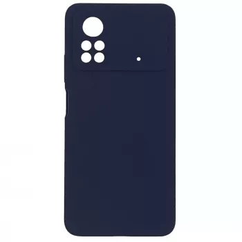 Evelatus Capa de silicone Premium Soft Touch para Xiaomi Poco X4 Pro 5G Azul