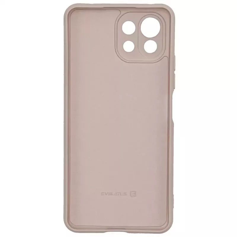 Evelatus Capa de silicone Nano Soft Touch TPU para Xiaomi Mi 11 Lite / 11 Lite 5G / 11 Lite 5G NE Bege