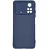Evelatus Capa de silicone Nano Soft Touch TPU para Xiaomi Poco X4 Pro 5G Azul
