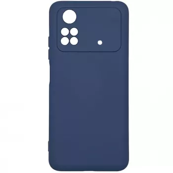 Evelatus Capa de silicone Nano Soft Touch TPU para Xiaomi Poco X4 Pro 5G Azul