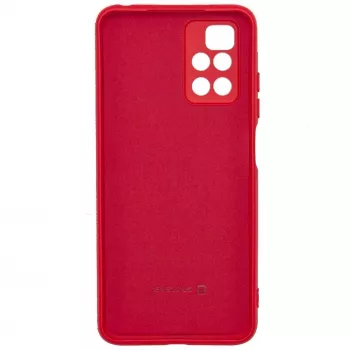Evelatus Capa de silicone nano para Xiaomi Poco M4 Pro 5G Soft Touch TPU vermelha