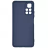 Evelatus Capa de silicone nano para Xiaomi Poco M4 Pro 5G Soft Touch TPU azul