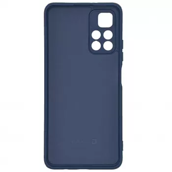 Evelatus Capa de silicone nano para Xiaomi Poco M4 Pro 5G Soft Touch TPU azul