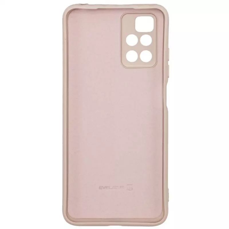 Evelatus Capa de silicone nano para Xiaomi Poco M4 Pro 5G Soft Touch TPU bege