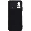 Evelatus Capa de silicone nano para Xiaomi Poco M4 Pro Soft Touch TPU preta
