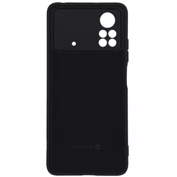 Evelatus Capa de silicone nano para Xiaomi Poco M4 Pro Soft Touch TPU preta