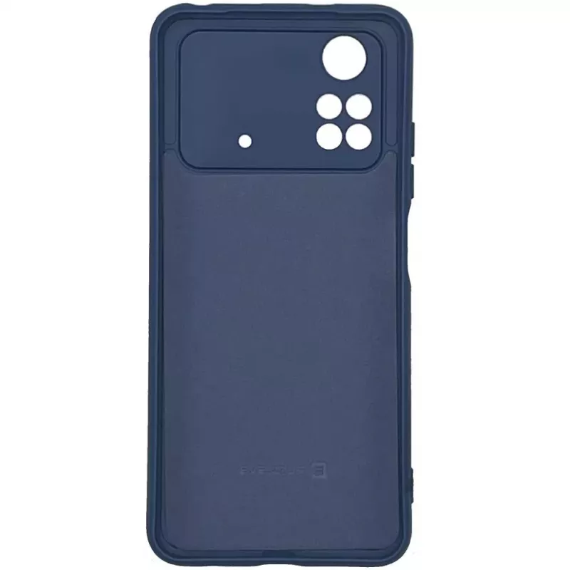 Evelatus Capa de silicone nano para Xiaomi Poco M4 Pro Soft Touch TPU azul