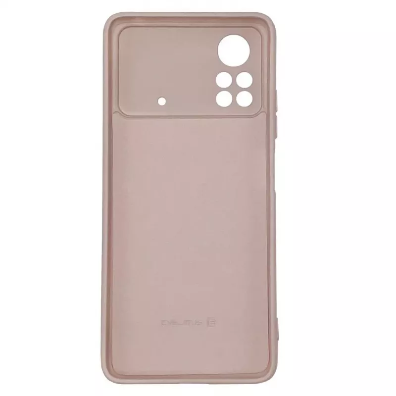 Evelatus Capa de silicone nano para Xiaomi Poco M4 Pro Soft Touch TPU bege