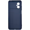Evelatus Capa de silicone nano para Xiaomi Poco M4 5G Soft Touch TPU azul