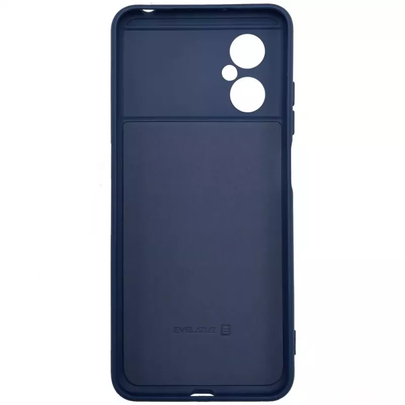 Evelatus Capa de silicone nano para Xiaomi Poco M4 5G Soft Touch TPU azul