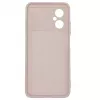 Evelatus Capa de silicone nano para Xiaomi Poco M4 5G Soft Touch TPU bege