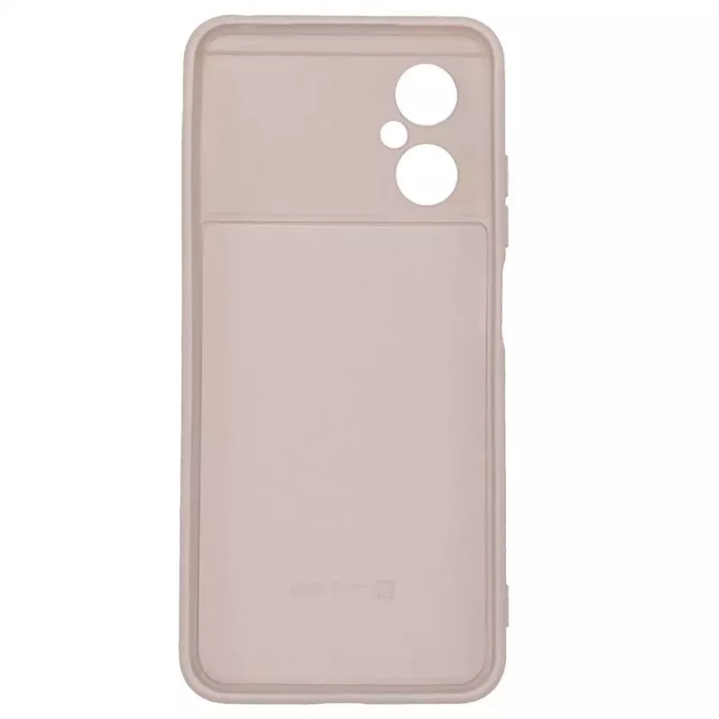Evelatus Capa de silicone nano para Xiaomi Poco M4 5G Soft Touch TPU bege