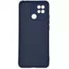 Evelatus Capa de silicone nano para Xiaomi Redmi 10C / C40 Soft Touch TPU azul
