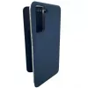 Evelatus Capa tipo livro para Samsung Galaxy S21 FE azul-escuro