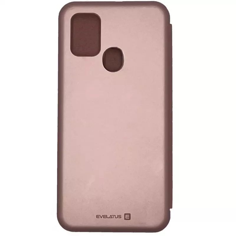 Evelatus Capa tipo livro para Samsung Galaxy A21s rosa-ouro