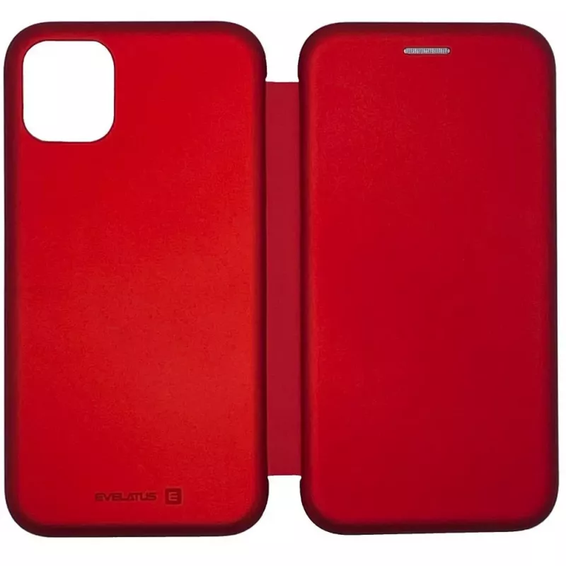 Evelatus Capa tipo livro para Samsung Galaxy A03 vermelha