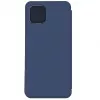 Evelatus Capa tipo livro para Samsung Galaxy A03 azul-escuro