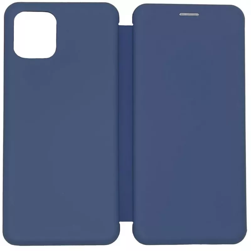 Evelatus Capa tipo livro para Samsung Galaxy A03 azul-escuro